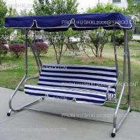 Large picture metal swing chair with canopy
