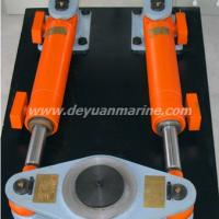 Large picture fork-type hydraulic steering gear(double rudder)