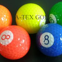 Large picture miniature blacklight novelty golf ball