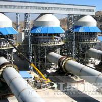 Large picture lime rotary kiln