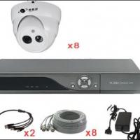 Large picture 8-chCCTV kit with 8 IR dome cameras for home