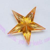 Large picture star acrylic drops beads