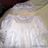 Large picture smocked christening gowns