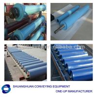 Large picture Rubber flat conveyor roller or idler for mine