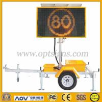 Large picture Solar Powered LED Trailer Mounted VMS B Size