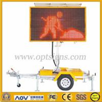 Large picture LED Full Matrix Portable Variable Message Signs