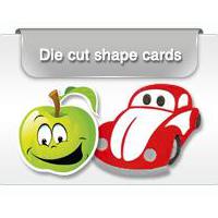Large picture Die Cut plastic Cards