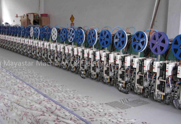 Mayastar Multi-head Chenille machine with double sequins