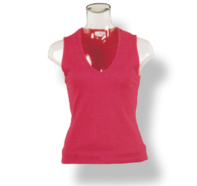 Canada Sleeveless Deep-V Neck T-Shirt