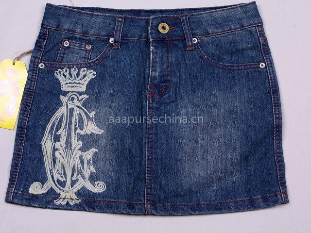 CA jean skirt