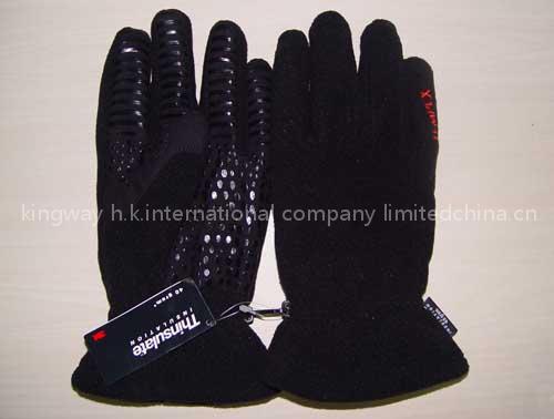 closeout gloves,stocklot of fleece gloves