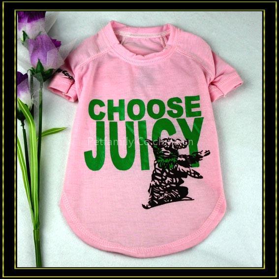 juicy dog t-shirts, juicy pet wear
