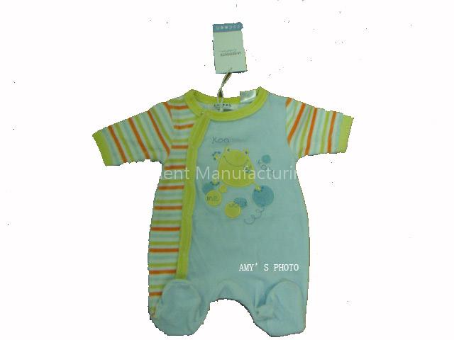 baby velour rompers