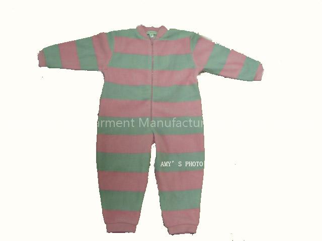 baby polar fleece rompers