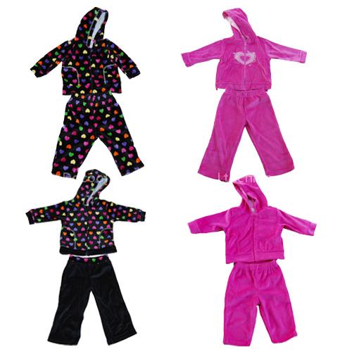 baby's velour suit
