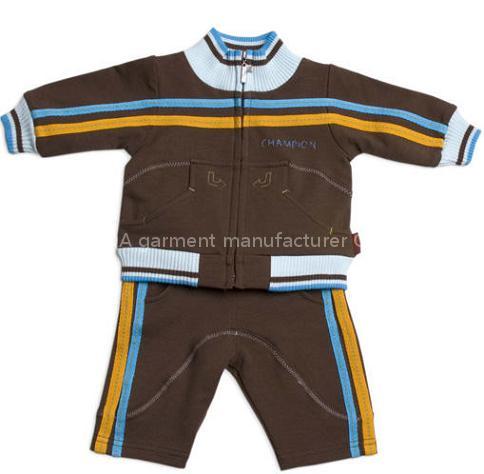 baby boys fleece suit