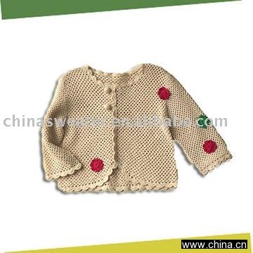 Baby's crochet cardigan