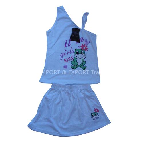 Girl's Suits Stocks (T-shirts+ Shorts)