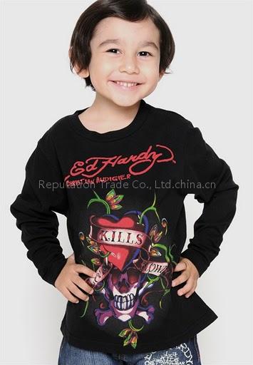wholesale kids Ed hardy t-shirts