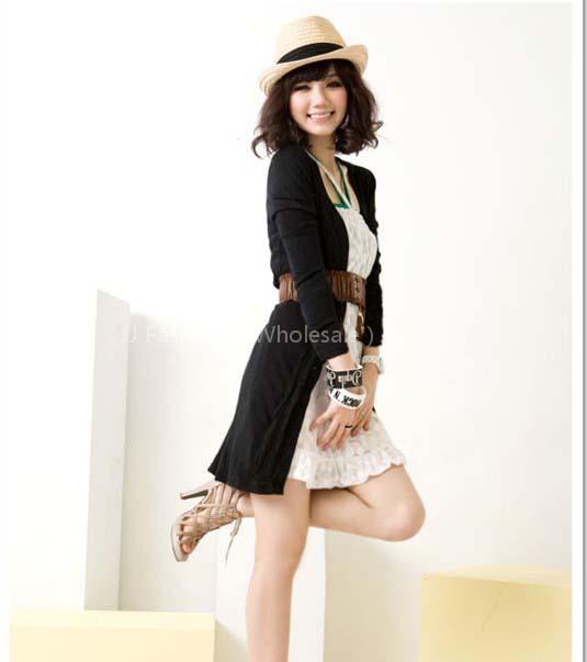 Bud silk knitting garment side-jjfashion