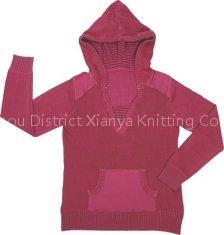 Women's pullover hat sweater