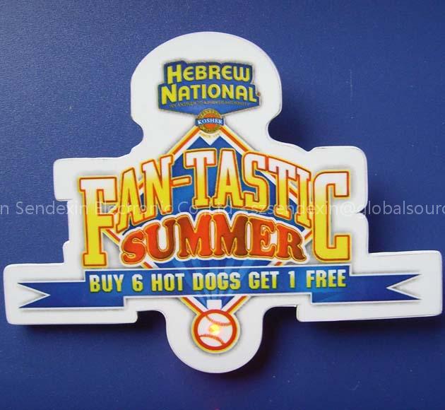pvc badge with led