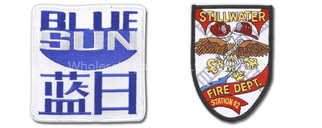 custom embroideried badge