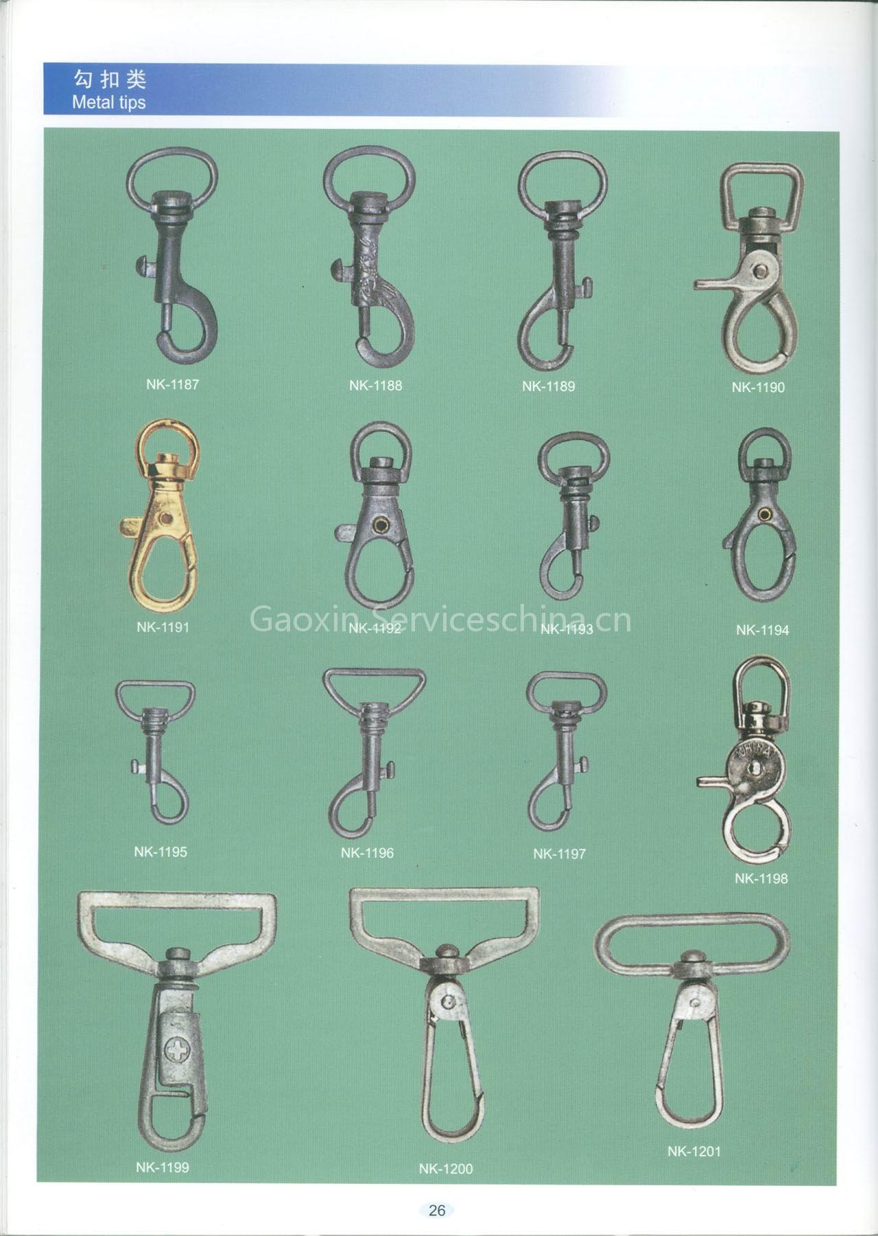 button Metal tips button