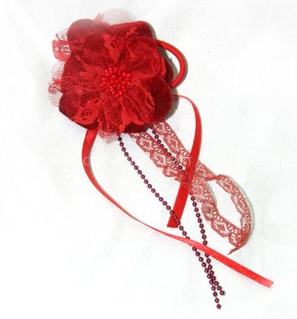 Red rubber head flower setvices