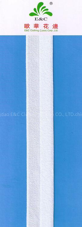 Foldover Elastic-half shiny half matt