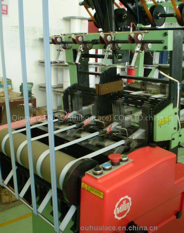 Muller Looms manufacturing elastic webbing
