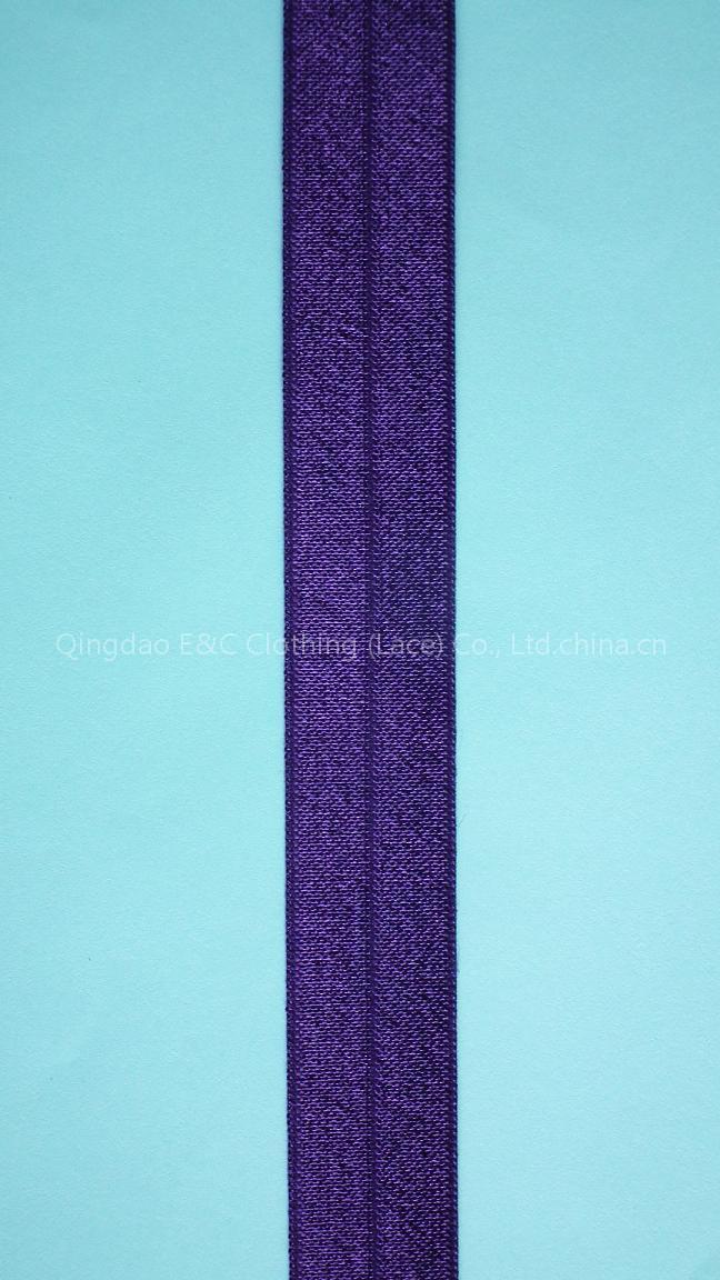 Shiny Foldover Elastic