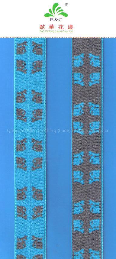 Jacquard Foldover Elastic
