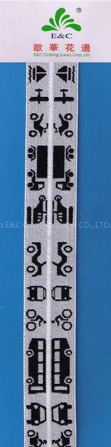 Foldover Elastic with custom prints