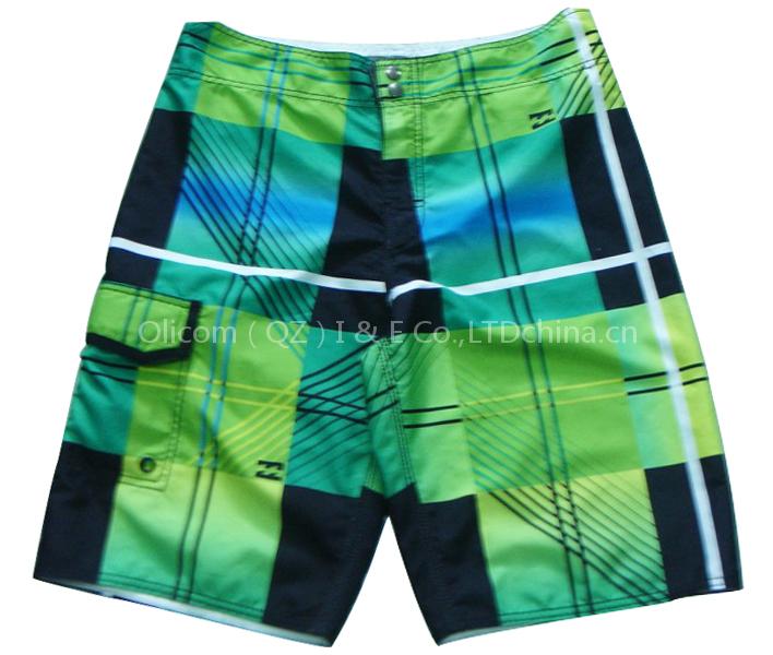 men beach short