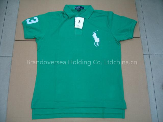 fashionable style mens rl polo shirt,100% cotton,green,paypal