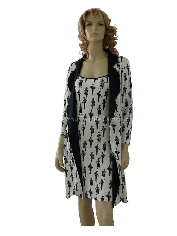 ladies silk robe
