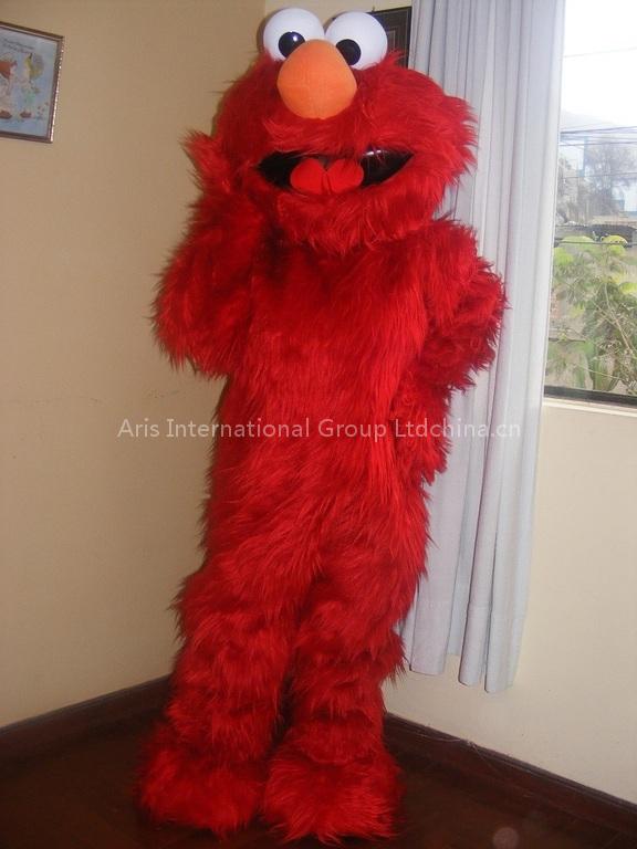 Elmo Costume, Mascot Costume Cartoon Costume