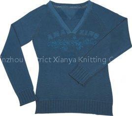 Women's V Neck Sweater