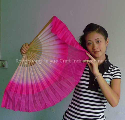 chinese traditional silk dance fan, flutter