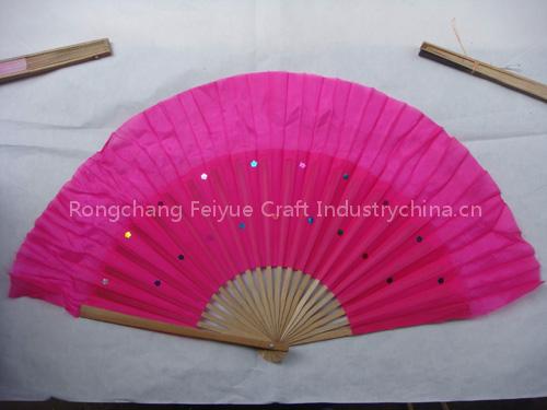 chinese silk dance fan, flutter