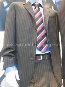 Men's Striped Business Suit