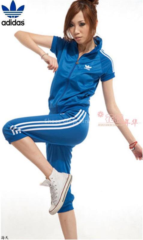 Retail Women Sport Suits Named Adidas, Adidas Summer Suits from China Supplier