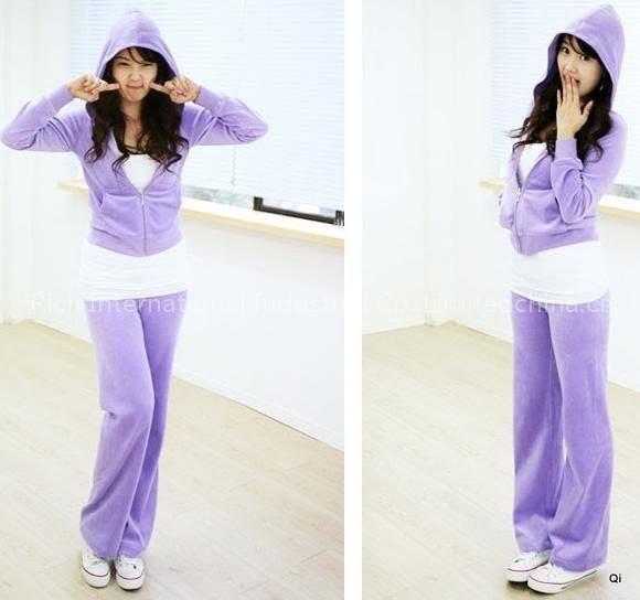 juicy couture tracksuits in purple