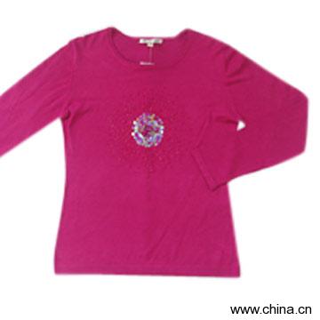 Sweater with Shiny Sequins