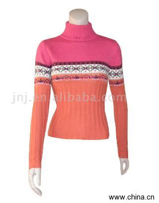 6081503 Ladies' Turtle Neck Sweater