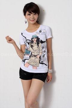 korean fashion t-shirt hongkong fashion t-shirt wholesale