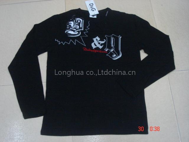 fashion long shirt, long sleeve, D&G, Armani