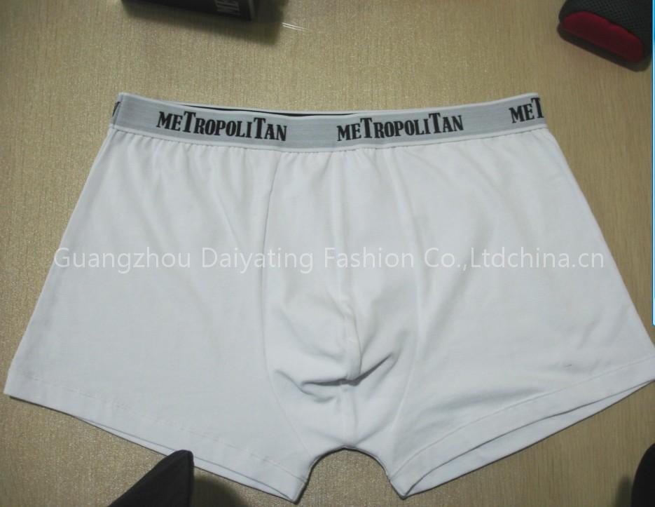 White Men Boxer Underwear