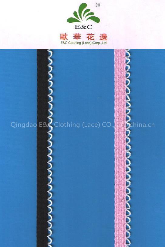 Picot Elastic-Double Color Elastic Tape